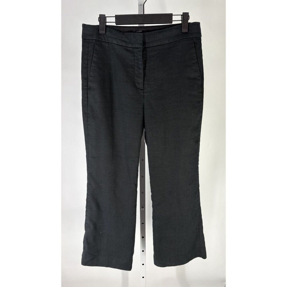 J.Crew Hayden Kickout Crop Pant in Stretch Linen